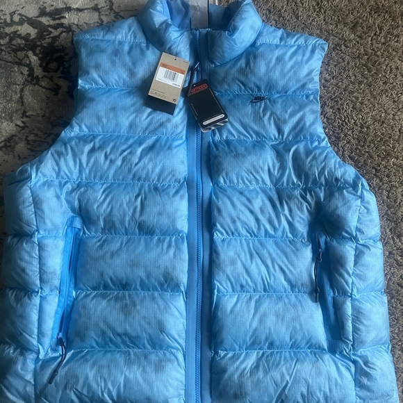 Men Nike Therma Fit Tech Pack Synthetic Fill Puffer Vest Blue DN2817-412 SZ  2XL - Picture 2 of 9